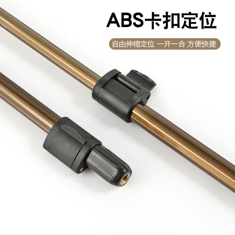 Wholesale fishing ground pole retractable fishing net pole freely adjustable and rotatable ground spear rod fishing gear 5