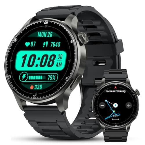 L7 Smart Watch 1.52inch Bluetooth Call Heart Rate Blood Pressure GPS Positioning Deep Waterproof Smart Wearable 1