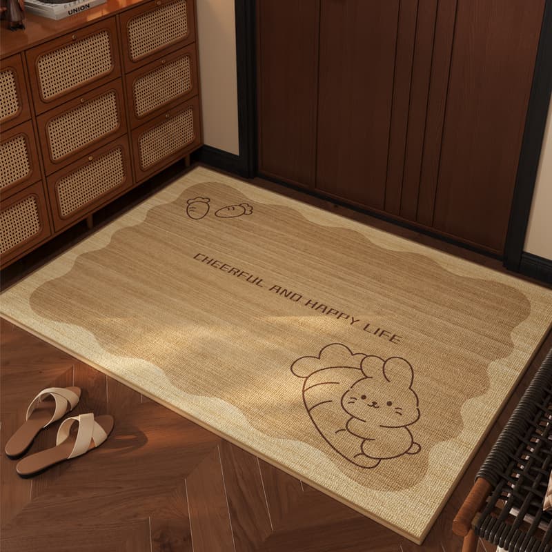 Door entry mat door home entrance floor entry cat loop velvet foot pad door non-slip wash-free carpet 8