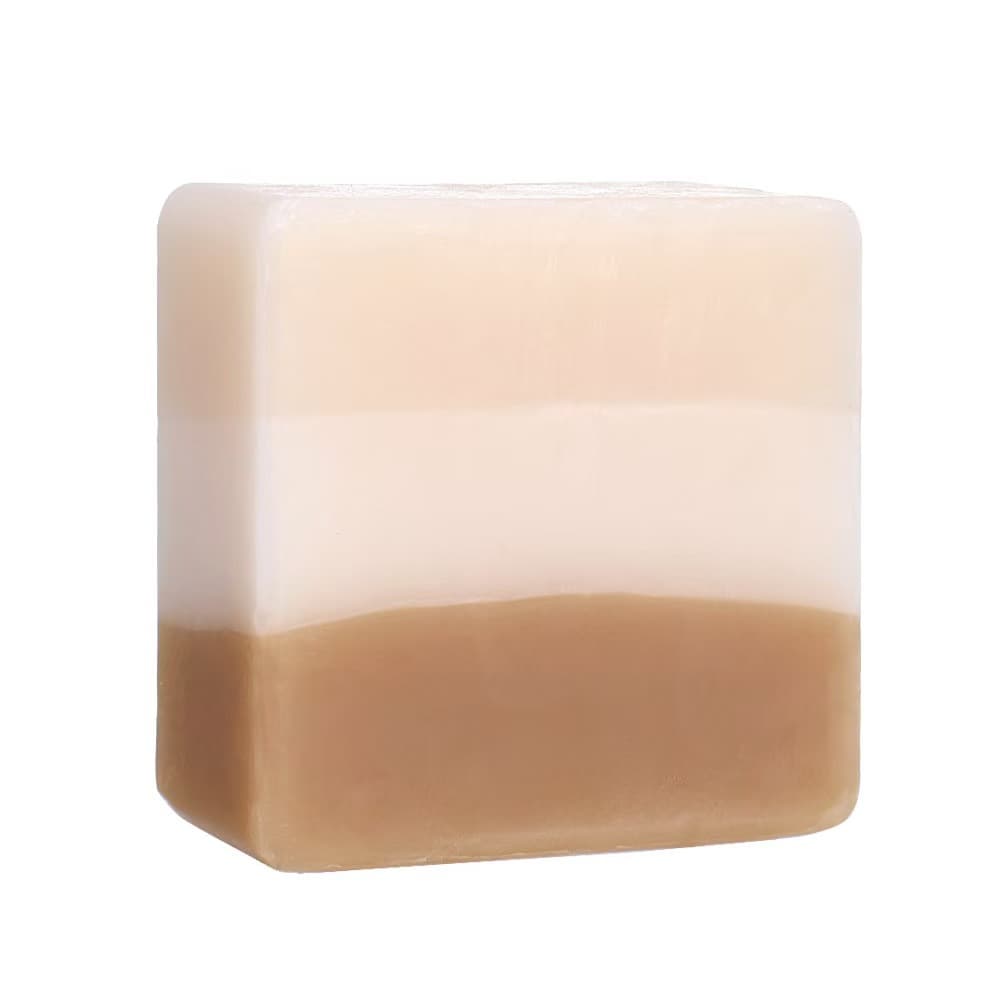 Three-color essential oil soap 100g handmade plant-based glycerin soap bar cleansing goat milk oatmeal soap 8