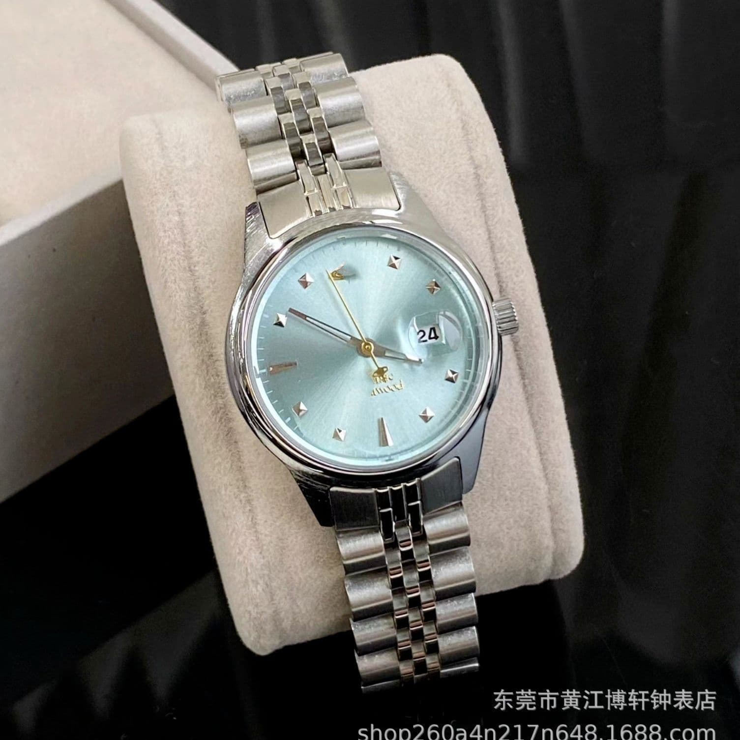 Queen Mother West Watch Crushed Ice Blue Large Small Blue Watch Women's Chinese Valentine's Day Gift Women's Watch Couple Watch 4