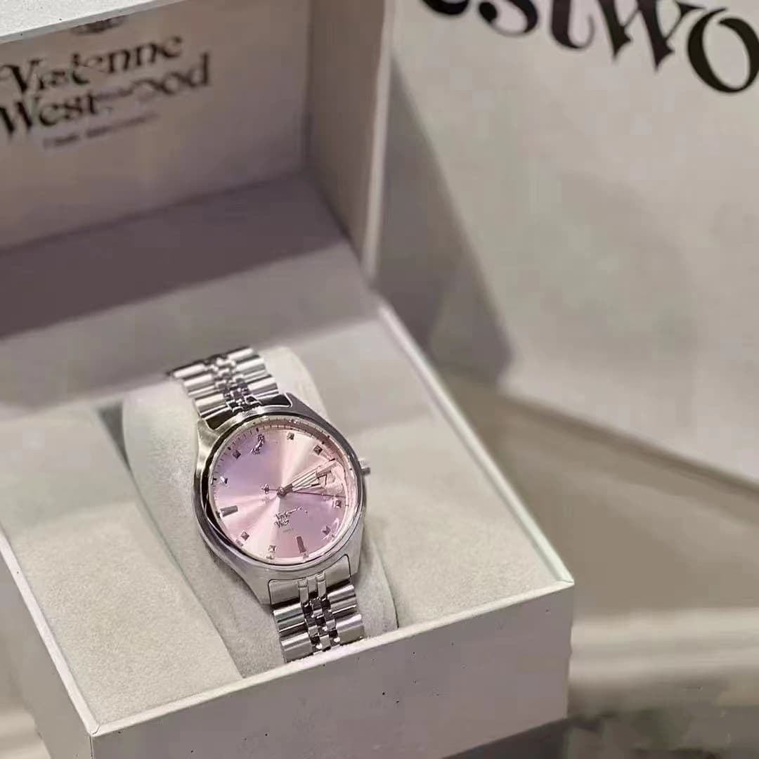 Queen Mother West Watch Crushed Ice Blue Large Small Blue Watch Women's Chinese Valentine's Day Gift Women's Watch Couple Watch 8