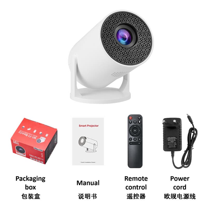 M5 home mini projector small mini outdoor camping B&B portable home theater projector 10