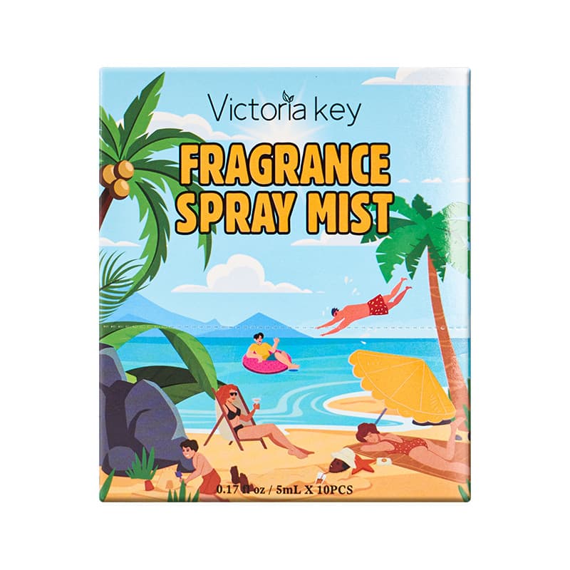 Cross-border Brazilian beach digital perfume set alcohol-free body and hair women's fragrance spray Xiyin Amazon 6