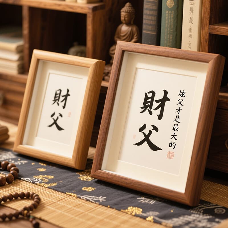 Photo frame table 5678 inch a4 wooden photo frame calligraphy calligraphy and painting work frame empty frame ornaments manufacturer direct sales frame 1
