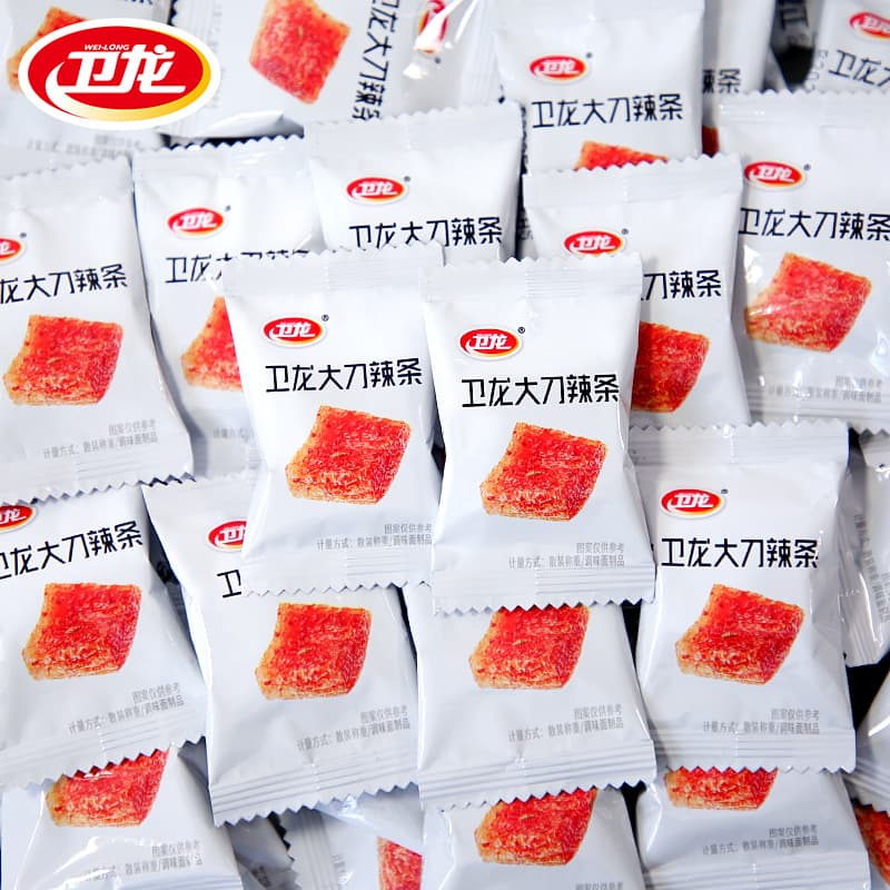 Weilong Da Dao meat shredded vegetarian meat internet celebrity snacks Da Dao spicy strips snacks snacks nostalgic snacks to satisfy cravings 3