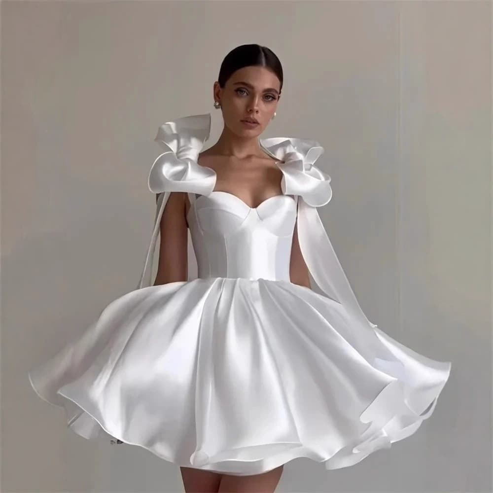 Cross-border AliExpress bow design suspender dress birthday party short dress skirt niche temperament dress 1