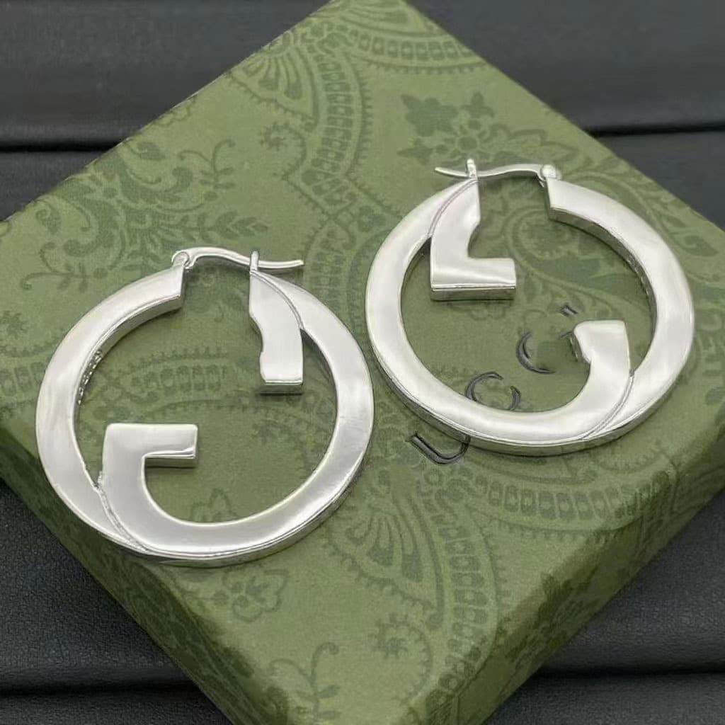 2025 Gujia new fashion trend classic European and American ins style high version temperament personality versatile earrings earrings 6