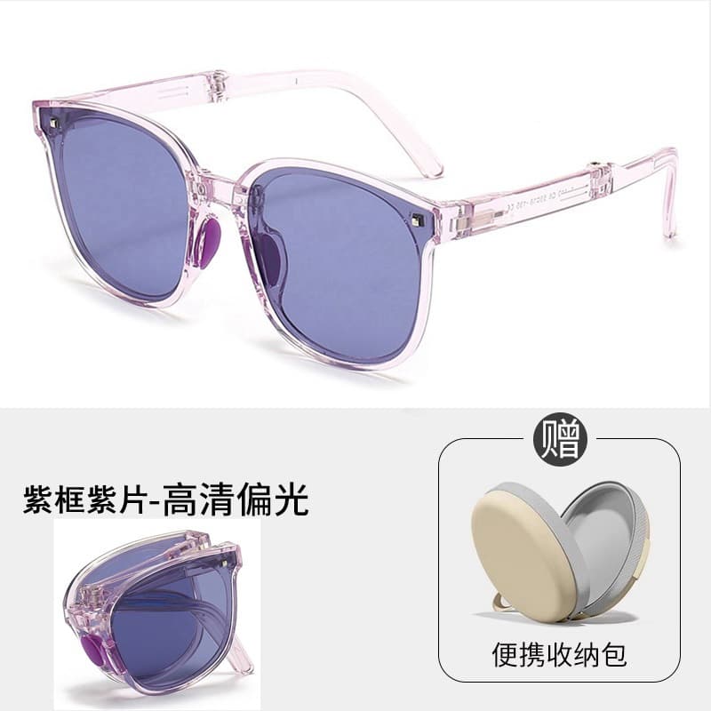 Folding children's sunglasses for boys, anti-UV, girls, no harm to eyes, baby boys and girls polarized sunglasses 9