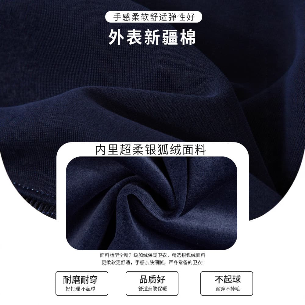 Big hat sweatshirt jacket for women 2026 spring and autumn new heavyweight American loose huge good-looking cotton hooded cardigan 3