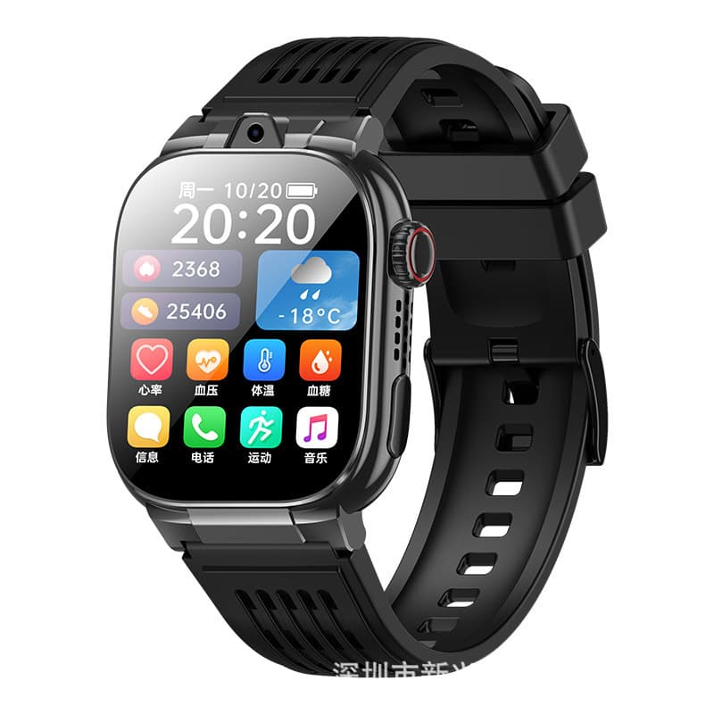 The new AD01 positioning 4G card health WIFI ECG sleep SOS payment NFC access control Android smart watch 6