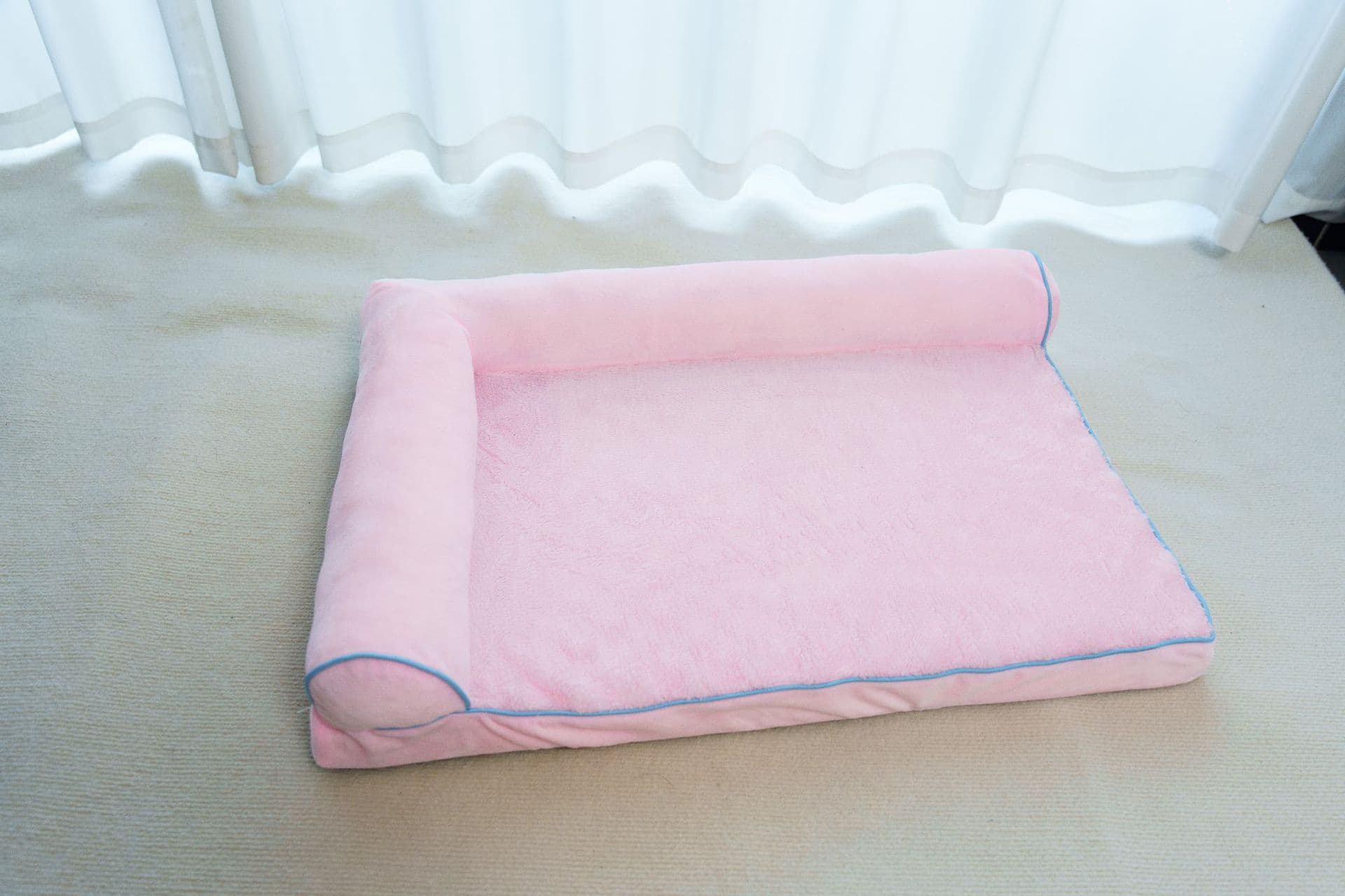 Removable and washable cat and dog sofa pet four seasons plush L-shaped universal warm cat nest sponge dog bed large dog mat 7