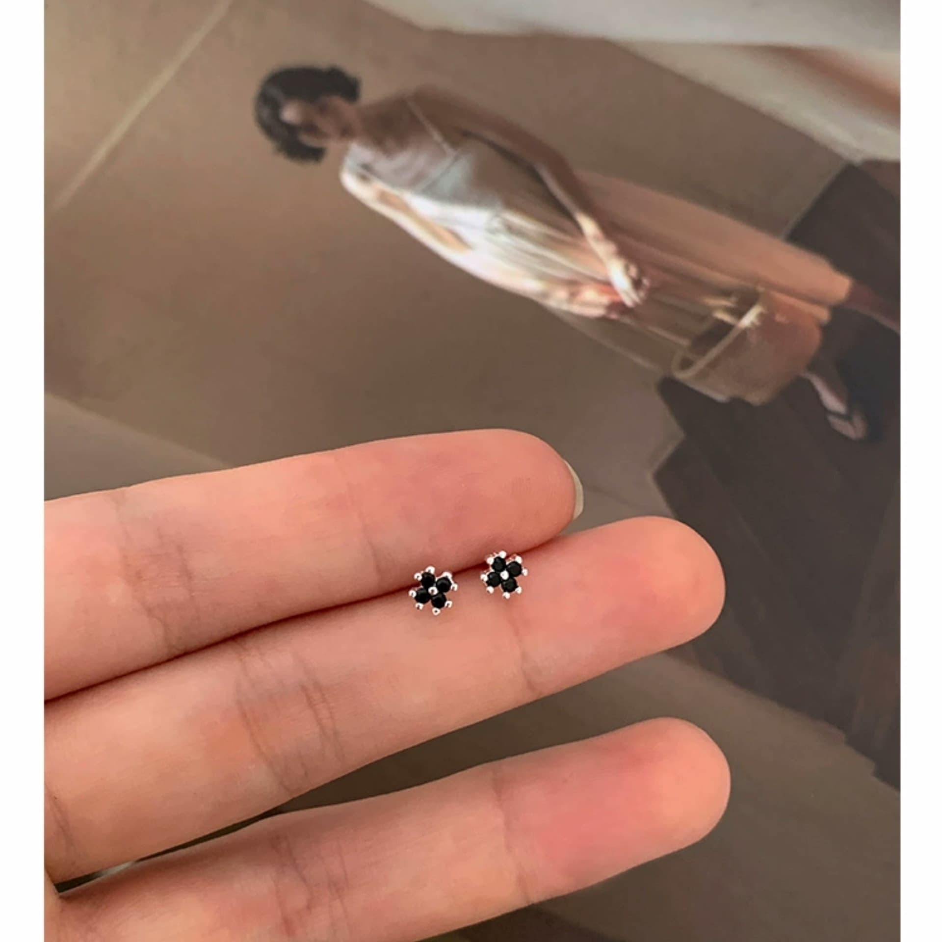 Earrings for women, new Chinese style, fresh temperament, high-end, elegant, niche design, sleep-free earrings 4