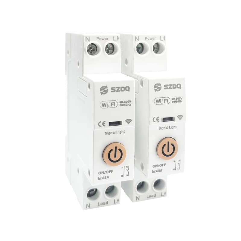 WIFI smart circuit breaker mobile phone remote control switch single-phase air conditioner Tuya APP voice control smart home 8