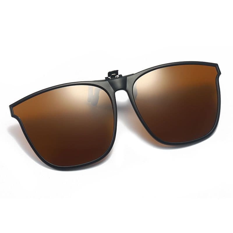 New polarized myopia sunglasses clip-on flip-up anti-UV ultra-light glasses clip-on night vision driving sunglasses 7