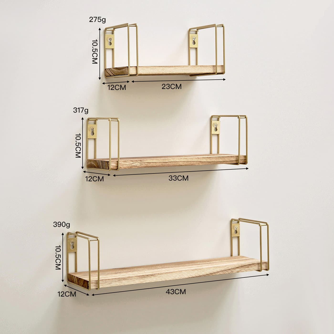 Nordic iron art rack creative wall storage rack wall hanging simple wall decoration bookshelf multi-layer organizing shelf 8