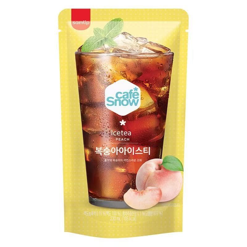 South Korea imported samlip Sanli black American coffee drink 230ml ready-to-drink bagged drink black tea hazelnut 7