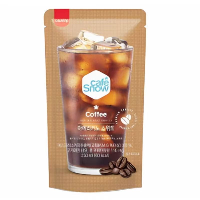 South Korea imported samlip Sanli black American coffee drink 230ml ready-to-drink bagged drink black tea hazelnut 8