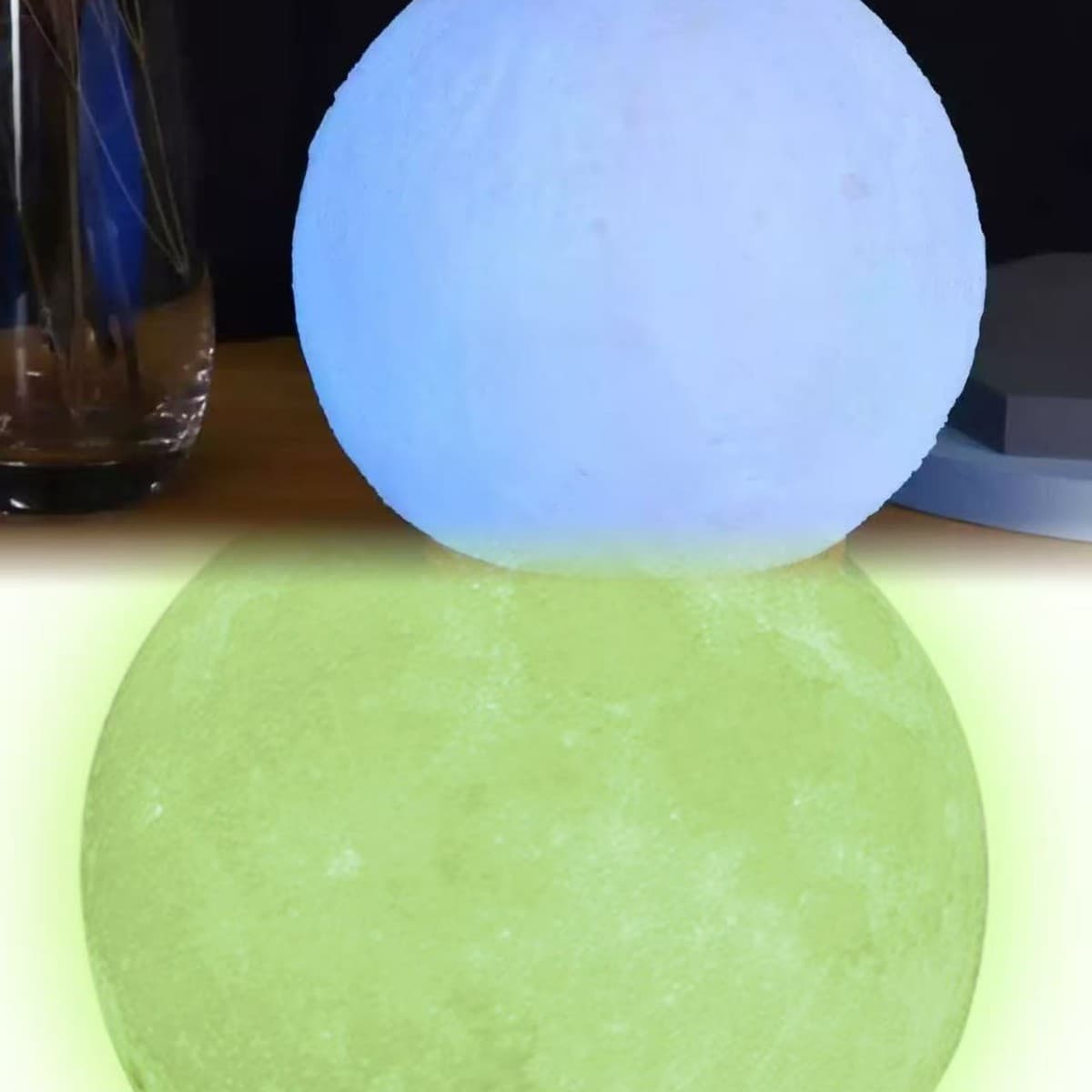 New Creative Moon Lamp Humidifier Air Purifier Aromatherapy Machine Silent USB Night Light Planet Lamp Purifier 6