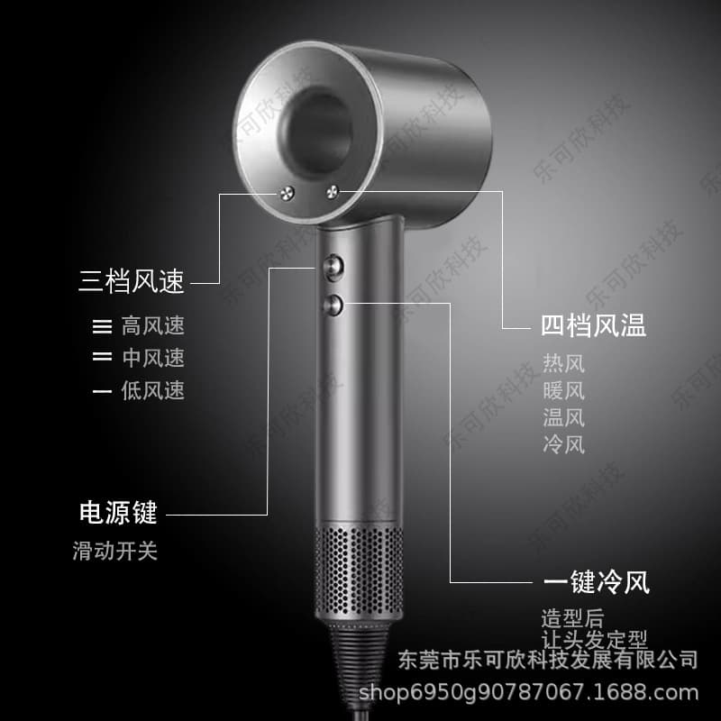 Huaqiangbei's same high-speed hair dryer wall-mounted anti-theft hair dryer star hotel B&B customized large wind 5