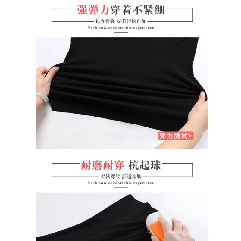 230G heavyweight pure cotton right shoulder slim short-sleeved T-shirt for women basic round neck slim inner half-sleeved bottoming top 5