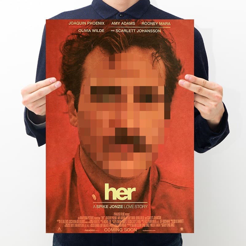 [100 classic movie posters] Retro kraft paper decorative paintings bar dormitory wall wallpaper literary stickers 8