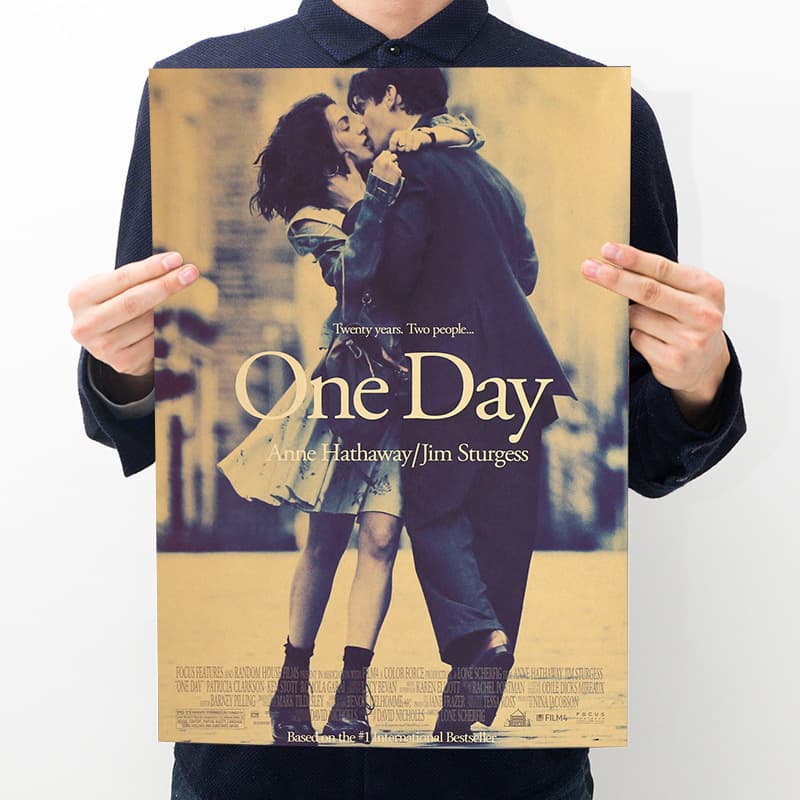 [100 classic movie posters] Retro kraft paper decorative paintings bar dormitory wall wallpaper literary stickers 10