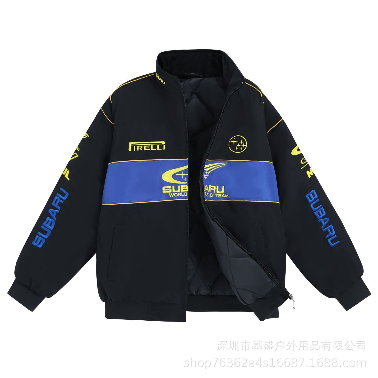 F1 racing suit embroidered jacket cross-border best-selling retro motorcycle riding suit baseball suit plus cotton jacket supports customization 2