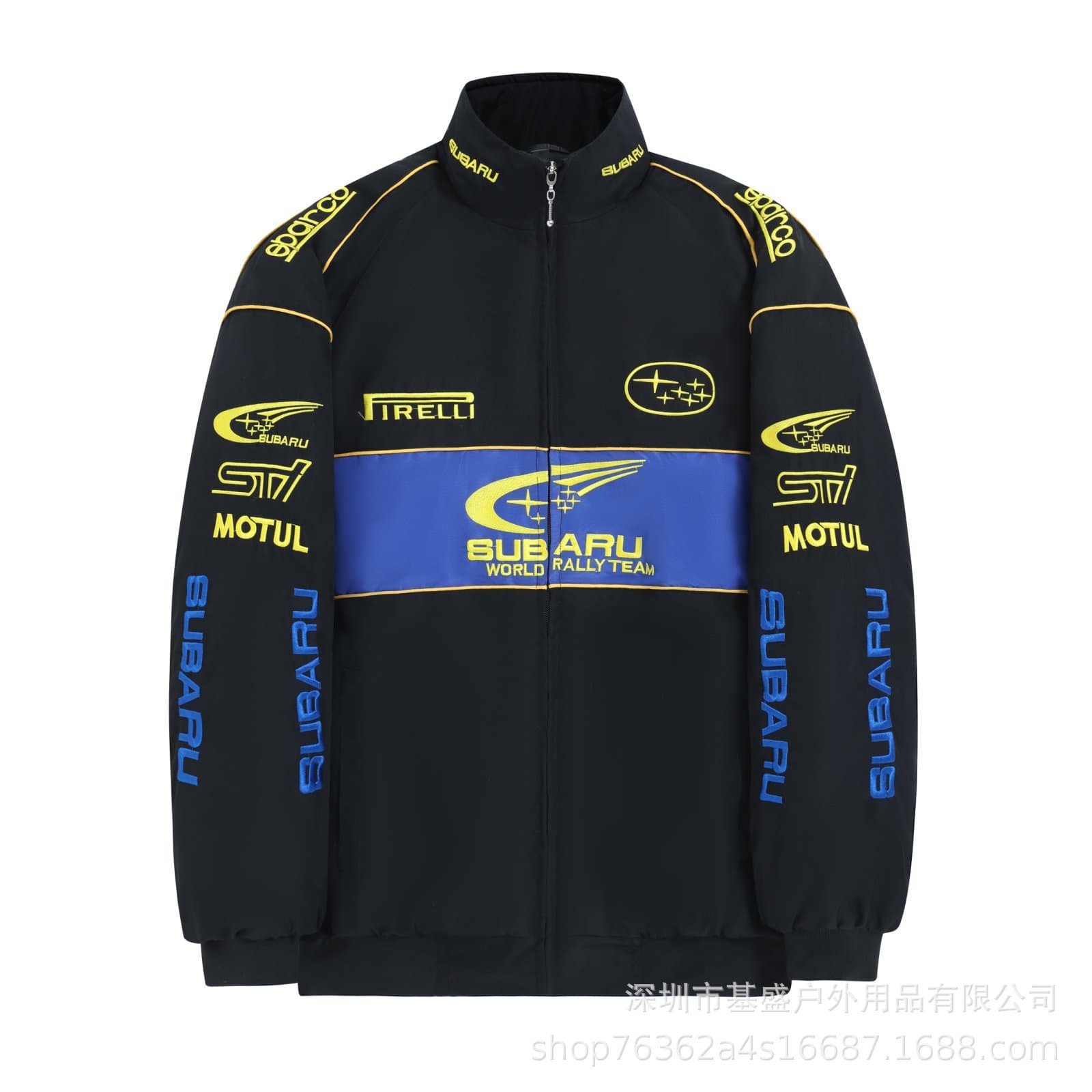 F1 racing suit embroidered jacket cross-border best-selling retro motorcycle riding suit baseball suit plus cotton jacket supports customization 3