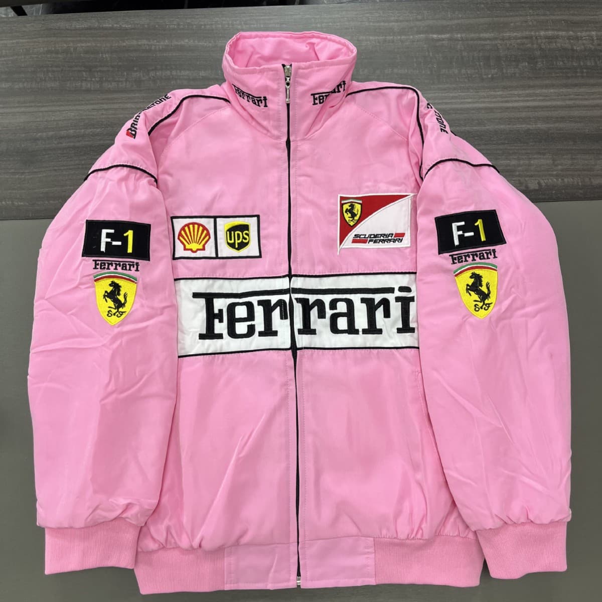 F1 racing suit embroidered jacket cross-border best-selling retro motorcycle riding suit baseball suit plus cotton jacket supports customization 10