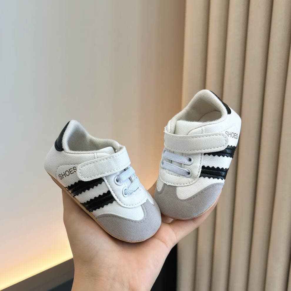 Baby shoes soft sole spring and autumn 0-1 year old male and female baby color matching sports shoes 6-12 months non-slip toddler shoes 8