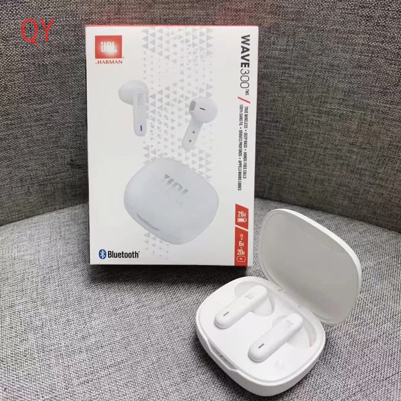 Cross-border WAVE300 TWS true wireless Bluetooth headset semi-in-ear sports call music headset suitable for JB. 7