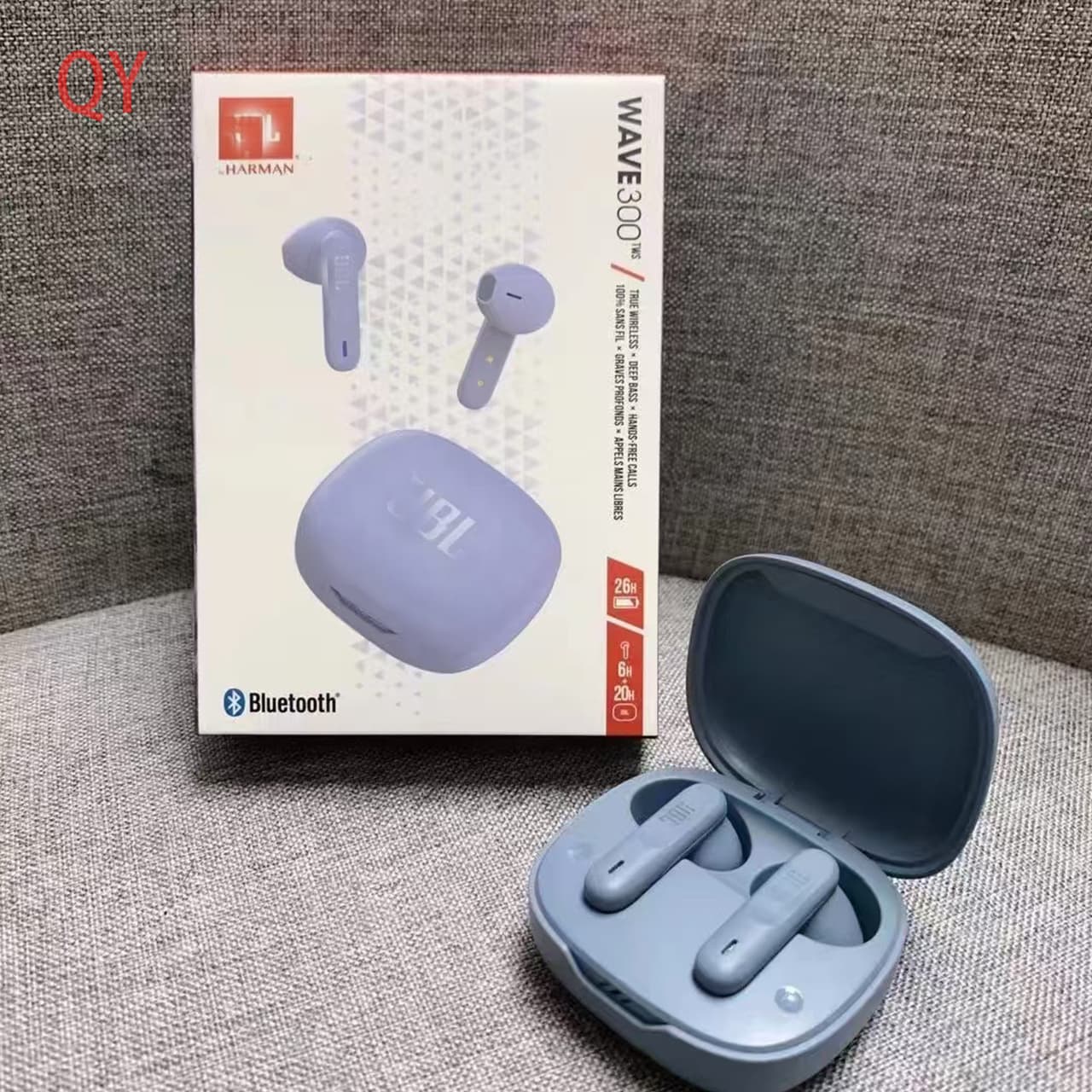 Cross-border WAVE300 TWS true wireless Bluetooth headset semi-in-ear sports call music headset suitable for JB. 10
