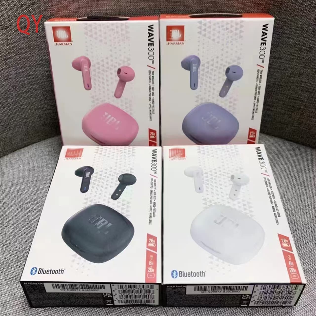 Cross-border WAVE300 TWS true wireless Bluetooth headset semi-in-ear sports call music headset suitable for JB. 1