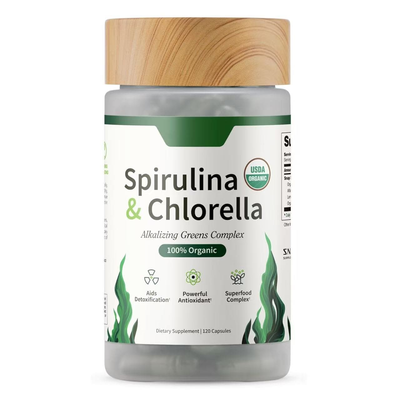 Spot TK Hot Selling Intestinal Health & Spirulina & Spirulina Natural Supplement Set Prebiotic Dietary Supplement 10