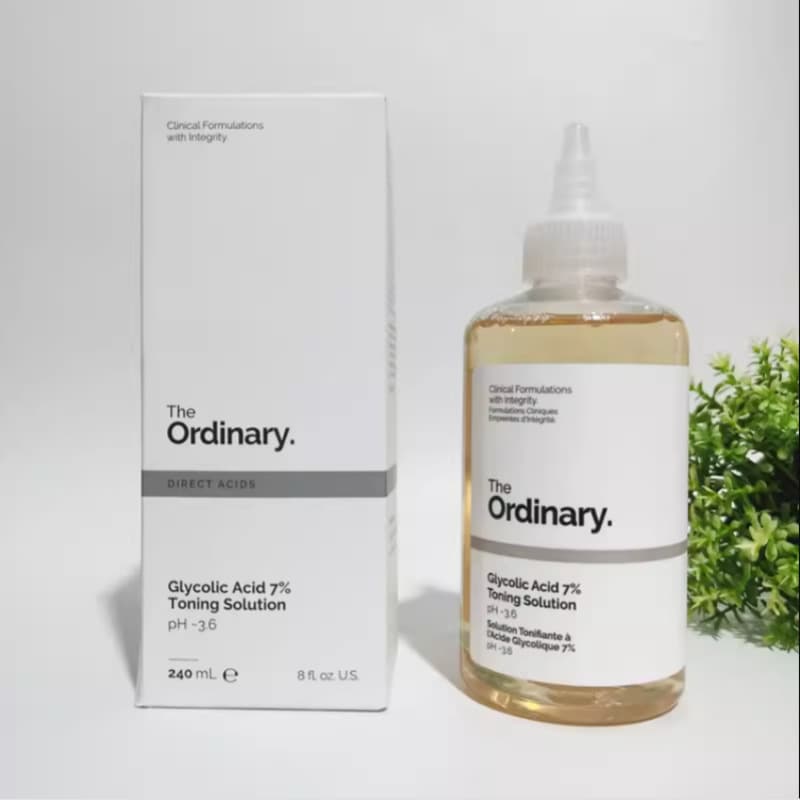 TO Fruit Acid Toner 7% Glycolic Acid Moisturizing Lotion Gentle Improves Corning and Closed Acne 240ML 3