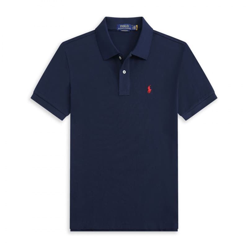 Cross-border foreign trade pony logo polo shirt men's short-sleeved polo shirt short-sleeved loose embroidered lapel men's clothing 9