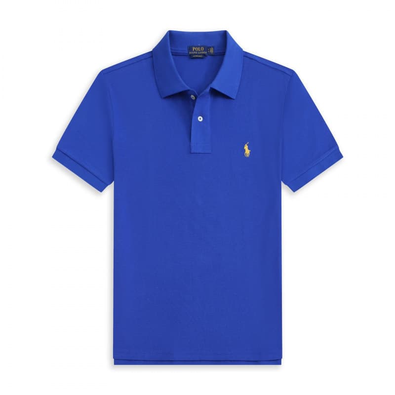 Cross-border foreign trade pony logo polo shirt men's short-sleeved polo shirt short-sleeved loose embroidered lapel men's clothing 10