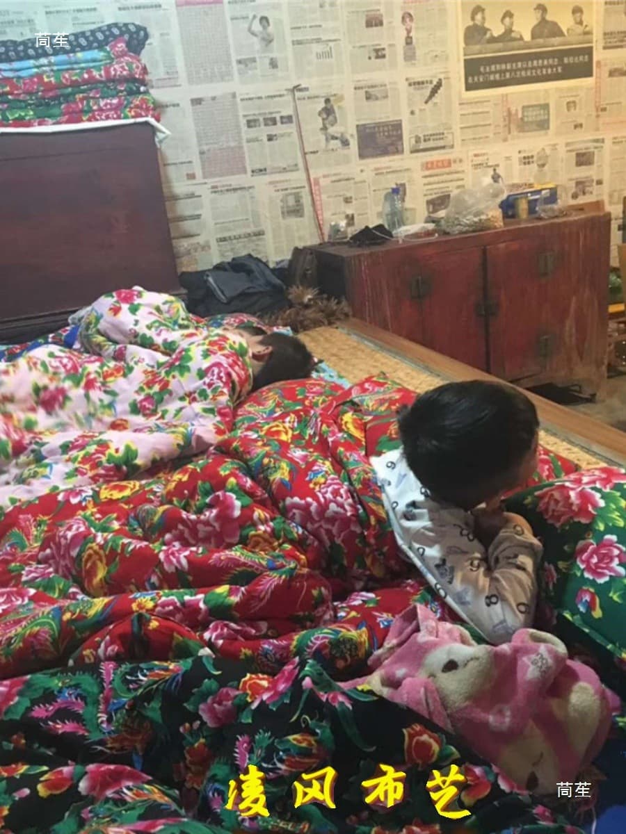 Native Northeastern Dahua Farmhouse B&B Hot Pot Restaurant Curtain Kang Pillow Bedding Cover Sheets Round Square Table Cloth Fabric 3