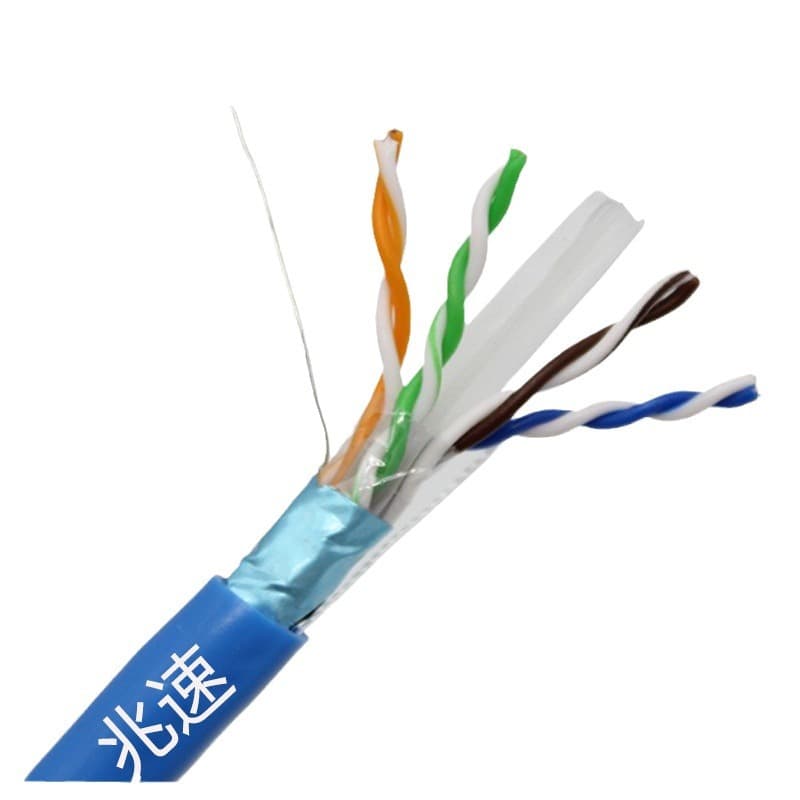 National standard spot CAT6A cable FTP Category 6a single shielded 23AWG 10G Category 6a network cable 305M 5