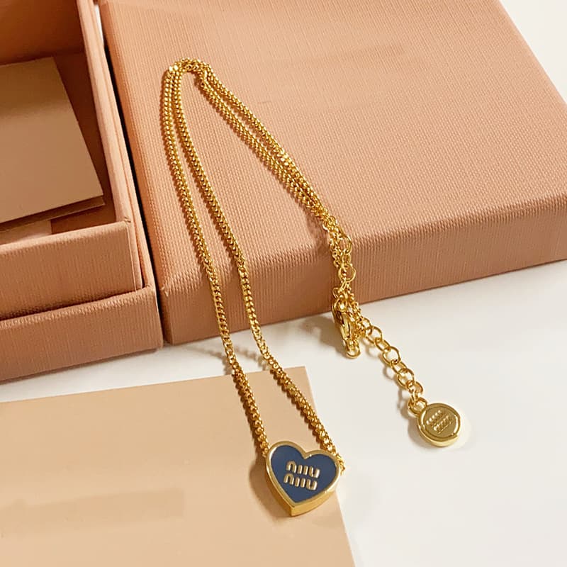 Miss M 25 Chinese Valentine's Day limited series enamel love earrings miu bracelet temperament necklace high version set for women 5