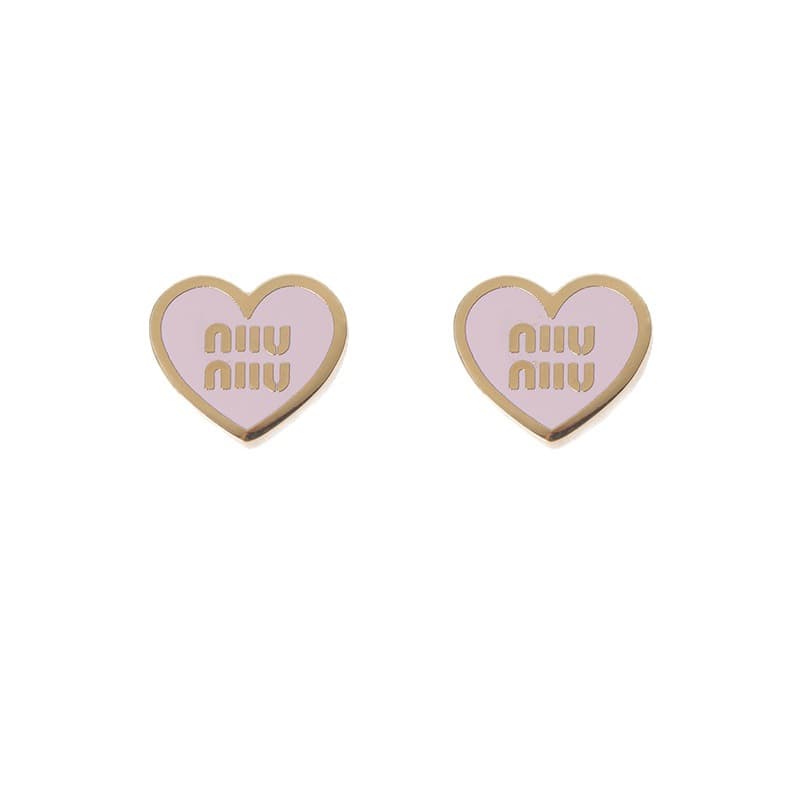 Miss M 25 Chinese Valentine's Day limited series enamel love earrings miu bracelet temperament necklace high version set for women 6
