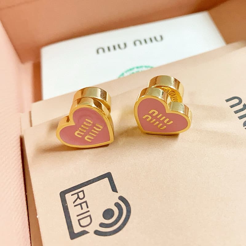Miss M 25 Chinese Valentine's Day limited series enamel love earrings miu bracelet temperament necklace high version set for women 10
