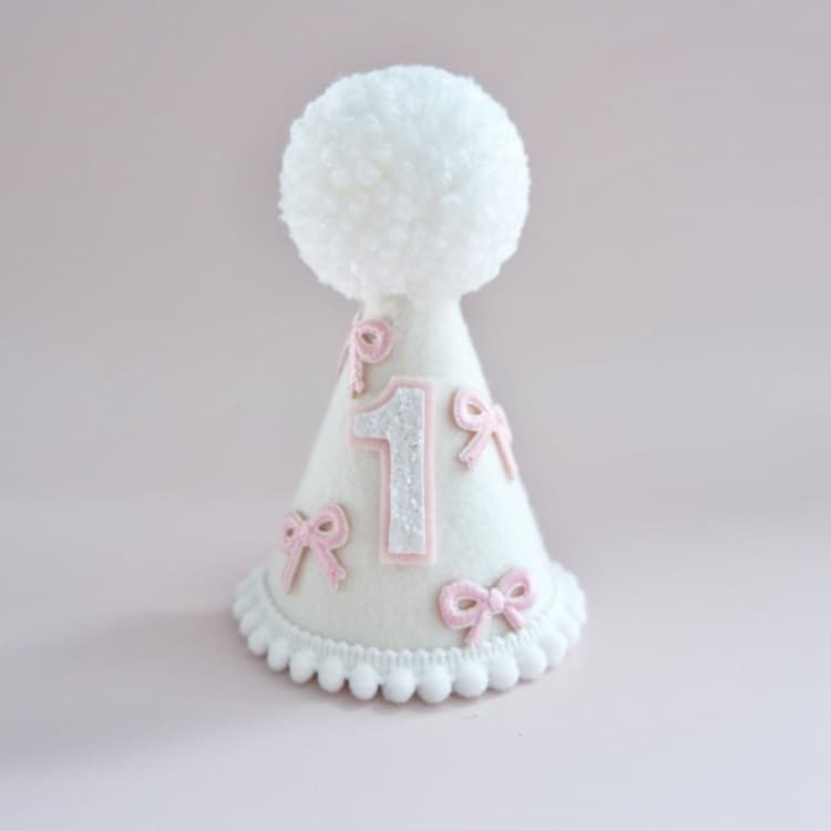 Cross-border ins style digital one-year-old bear birthday hat children's birthday party dress-up headwear photo placement supplies 8