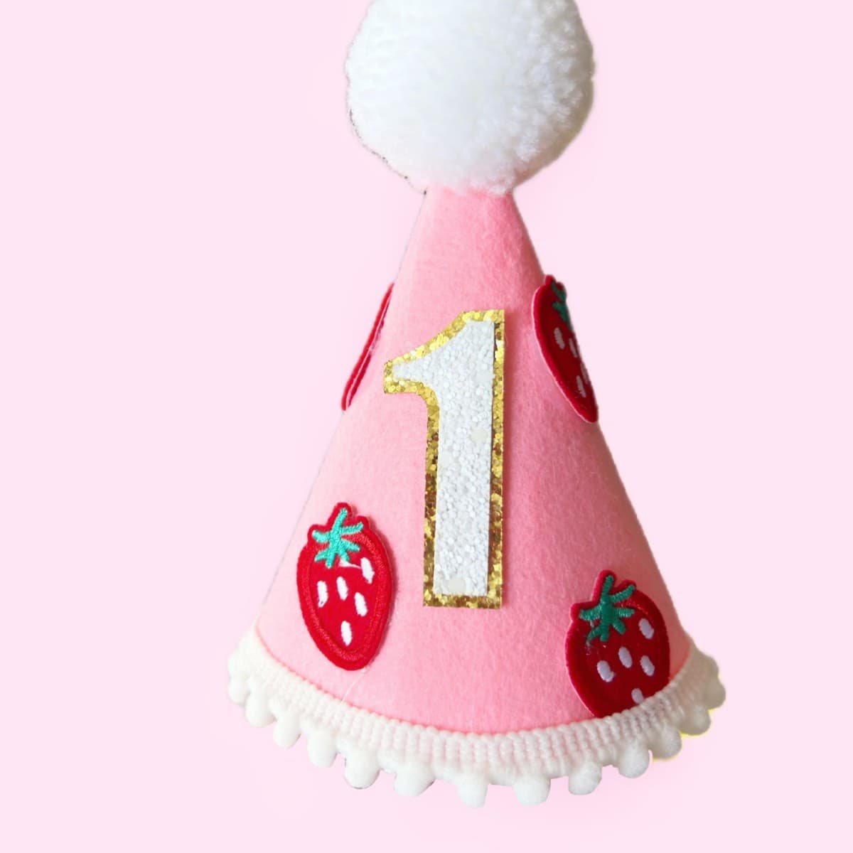 Cross-border ins style digital one-year-old bear birthday hat children's birthday party dress-up headwear photo placement supplies 10
