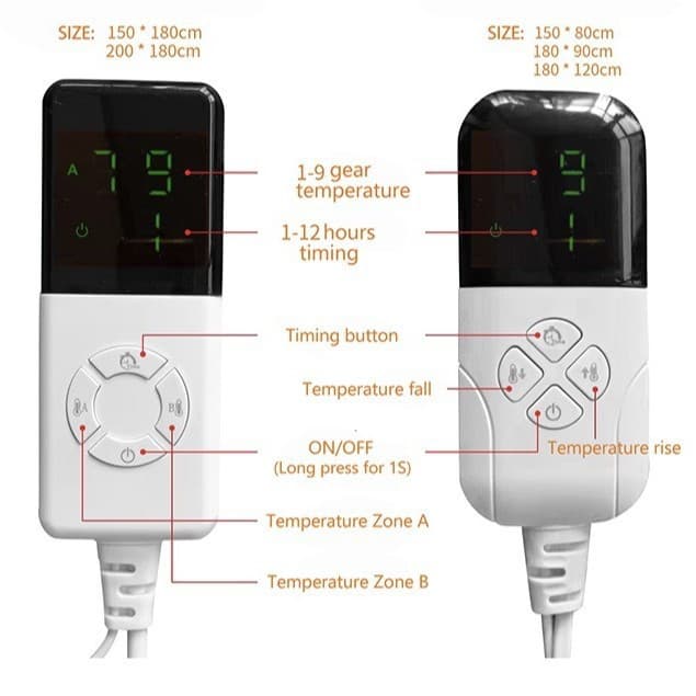 European and British electric blankets single and double electric mattress heating blankets cross-border heating blankets heating pads CE/ECM/LVD 5