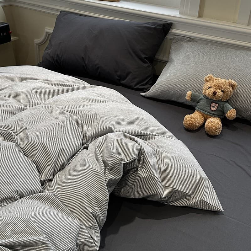 Class A bedding four-piece set pure cotton 2025 new cotton bed sheet quilt cover student dormitory single three-piece set 3 3