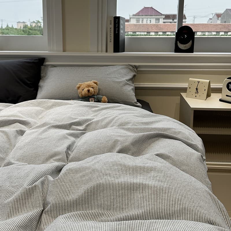 Class A bedding four-piece set pure cotton 2025 new cotton bed sheet quilt cover student dormitory single three-piece set 3 4
