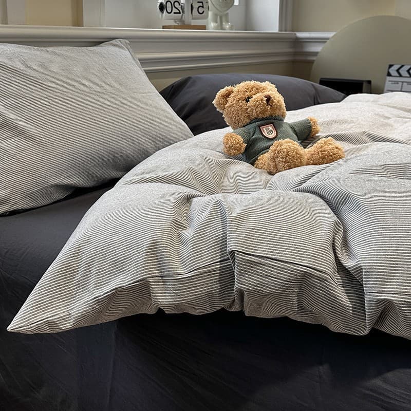 Class A bedding four-piece set pure cotton 2025 new cotton bed sheet quilt cover student dormitory single three-piece set 3 5