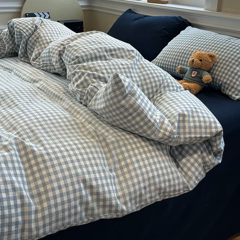 Class A bedding four-piece set pure cotton 2025 new cotton bed sheet quilt cover student dormitory single three-piece set 3 7